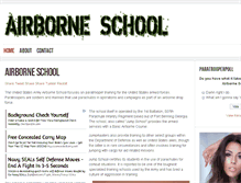 Tablet Screenshot of airborneschool.com